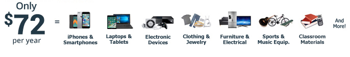$66/year = Smartphones + Laptops + Clothing + Furniture + Sports/Music Equipment + Classroom Materials