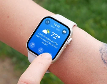 Carrot Weather app on Apple Watch
