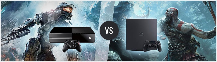 PS4 vs Xbox One X