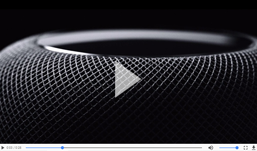 Watch the Apple Homepod Promotional Video