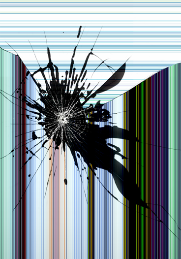 Desktop Cracked Screen Prank Wallpaper