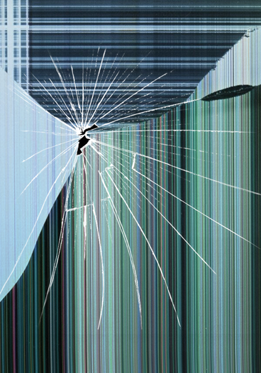 Desktop Cracked Screen Prank Wallpaper