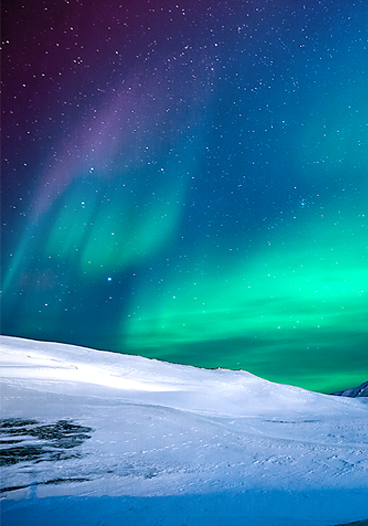 Snowy Northern Lights Tumblr Pinterest Backgrounds