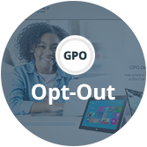 Live GPO Opt-Out Sample Page link