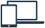 Chromebook and iPad icon